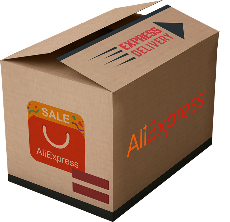 aliexpress delivery box Latvija